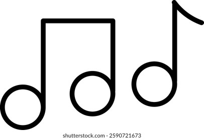 Music Vector Line Icon Design