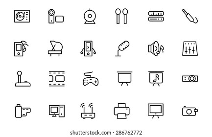Music Vector Line Icons 4 
