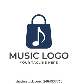 Music vector logo graphic modern abstract