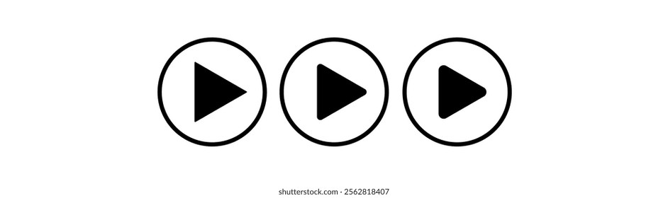 Music or video play bar icon on grey background. Vector illustration. Eps 10
