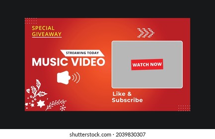 Music Video Thumbnail Template Design