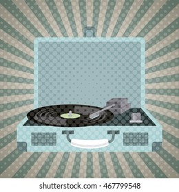 Music Vintage Old Popart Design, Vector Illustration Eps10