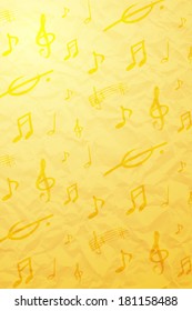 music vintage pattern