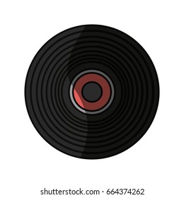Music vinyl isolated