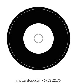 Music vinyl isolated