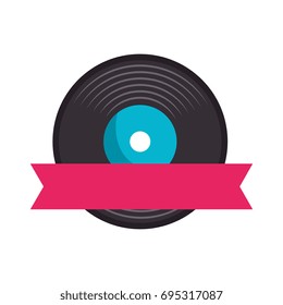Music vinyl isolated