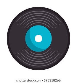 Music vinyl isolated