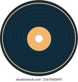 Music Vinyl Record Vector Illustration