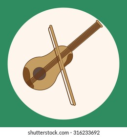 music violin theme elements vector,eps