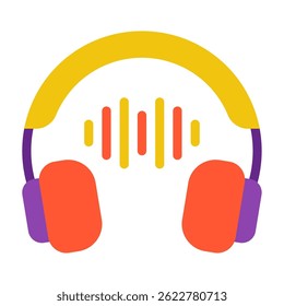 Music Visualization icon, for web, app, infographic, etc