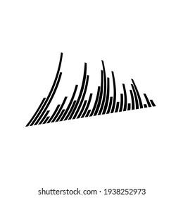 Design-Vorlage für das Symbol für Musik, Vektorgrafik einzeln