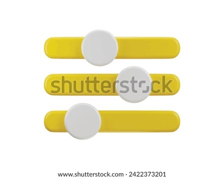 music volume equalizer icon 3d render