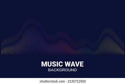 Fondo de ondas musicales, este diseño se utiliza para cualquier tipo de trabajo creativo
