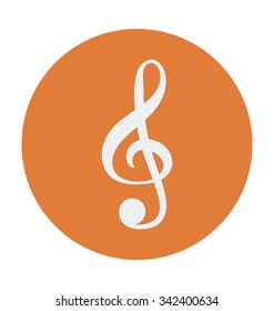 
Music Wave Colored Vector Icon
