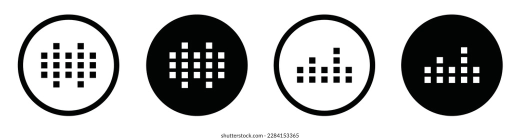 Music wave line icon. Sound wave icon, vector illustration