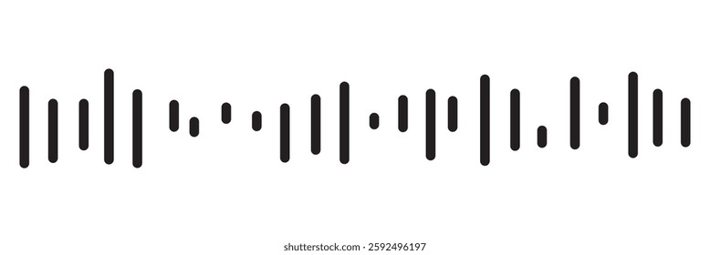 
Music wave line sound one noise icon audio frequency signal podcast radio sound wave volume hand art. Acoustic line music logo record sound wave doodle sketch abstract. Vector illustration