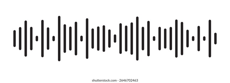 Music wave line sound one noise icon audio frequency signal podcast radio sound wave volume hand art. sound wave Effect. sound and audio waves. Volume wave ,Waves of the equalizer. 