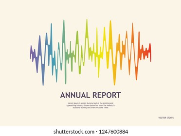 Music wave player logo. Colorful equalizer element. Isolated design symbol. Vector Illustration