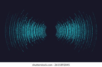 Music wave poster design. Music abstract background. 