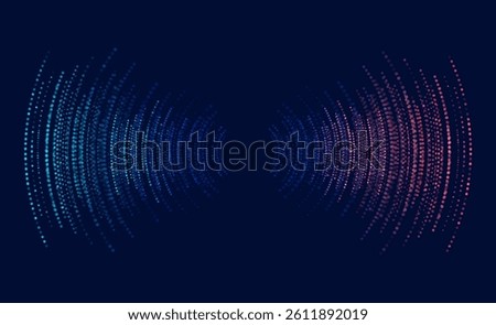 Music wave poster design. Music abstract background. 