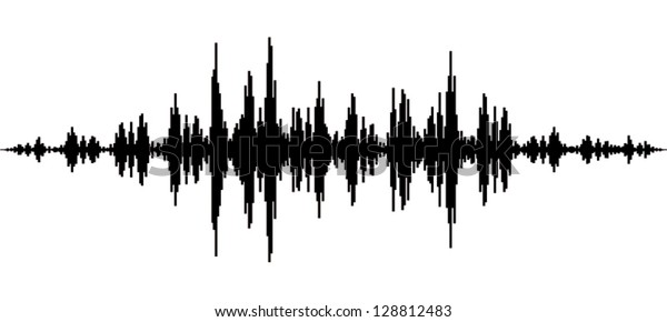 Music Waves Stock Vector (Royalty Free) 128812483