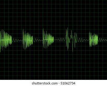 Music waves. Vector illustration