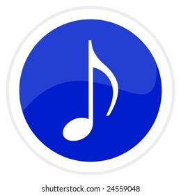 Music web button