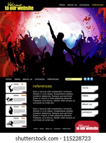 Music Website Template