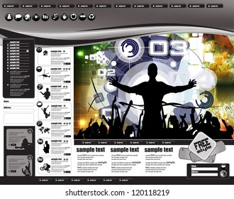 Music Website Template
