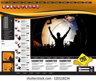 Music Website Template