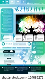 Music Website Template