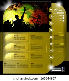 Music Website Template