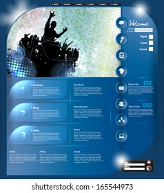 Music Website Template