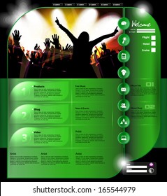 Music Website Template