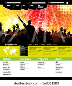 Music Website Template 
