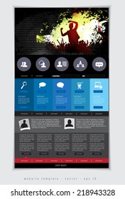 Music Website Template