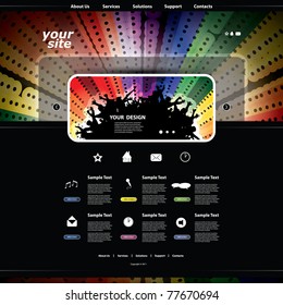Music Website Template