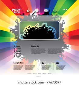Music Website Template