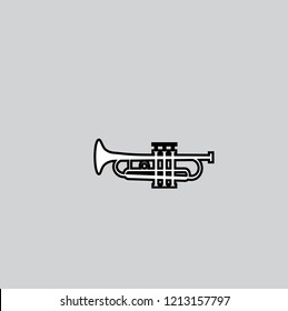 Music wind instruments icon