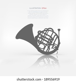 Music wind instruments icon