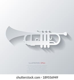 Music wind instruments icon