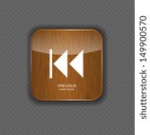 Music wood application icons vector illustration