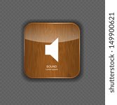 Music wood application icons vector illustration