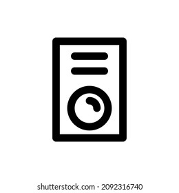 music woofer icon vector element