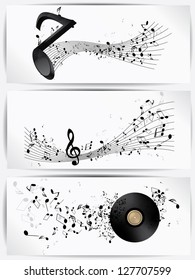 Musical abstract background