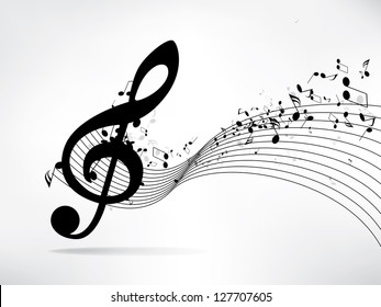 Musical abstract background