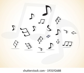 Musical abstract background