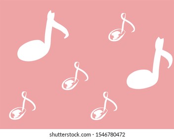 Musical abstract background, poster. Modern element illustration, color, vector