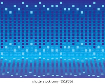 Musical abstract image that would make a ideal background with a graphic equaliser display