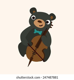 musical animal bear